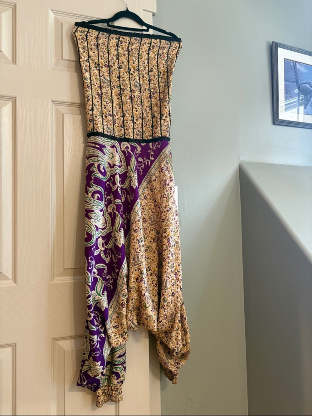 GURU 100% Silk Sleeveless Jumpsuit